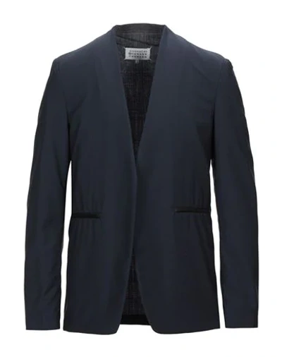 Maison Margiela Suit Jackets In Dark Blue