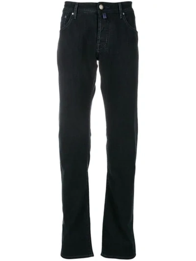 Jacob Cohen Straight Leg Jeans In Blue