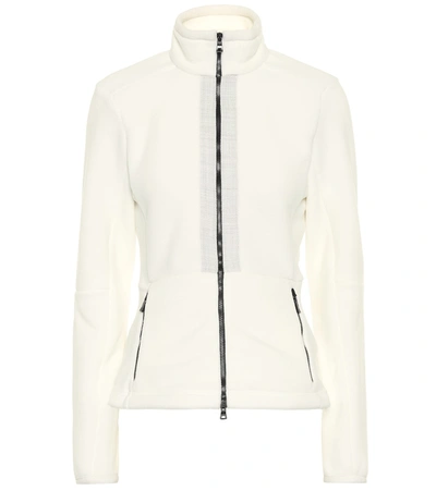 Erin Snow 'freja' Zip Up Recycled Fleece Jacket In White