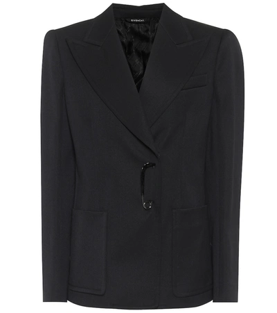 Givenchy Wool-blend Twill Blazer In Black