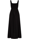 Matteau The Classic Scoop-neck Knit Midi Dress In Black