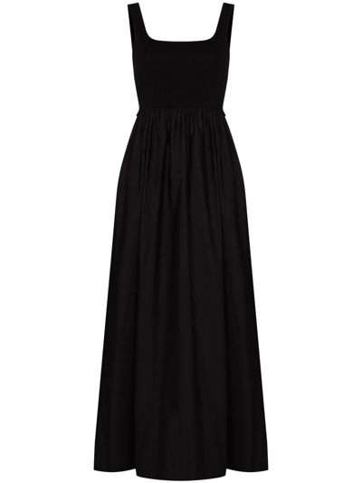 Matteau + Net Sustain Stretch-knit Maxi Dress In Black