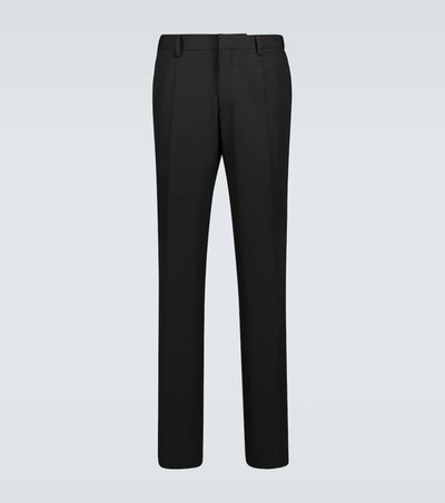 Burberry Formal Wool Suit Pants In Black