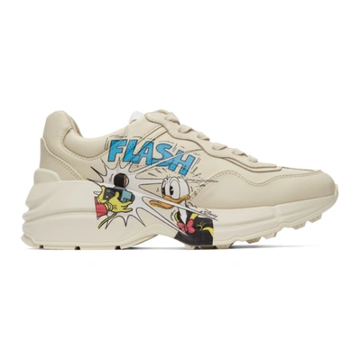 Gucci Off-white Disney Edition Donald Duck Rhyton Sneakers