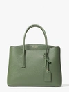 Kate Spade Margaux Large Satchel In Dusty Pickle