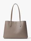Kate Spade All Day Large Tote In Mineral Grey