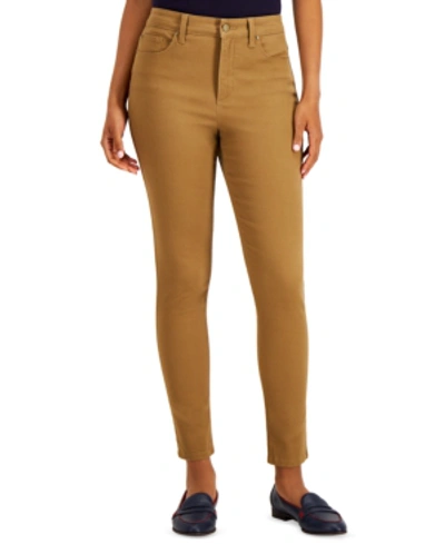 Charter Club Windham High-rise Skinny Jeans, Created For Macy's In Ashbury Brown