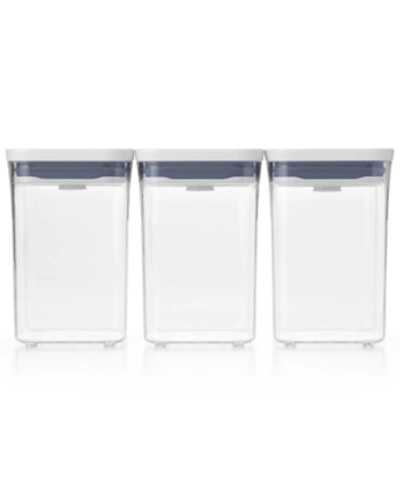Oxo Pop 3-pc. Food Storage Container Value Set In Clear