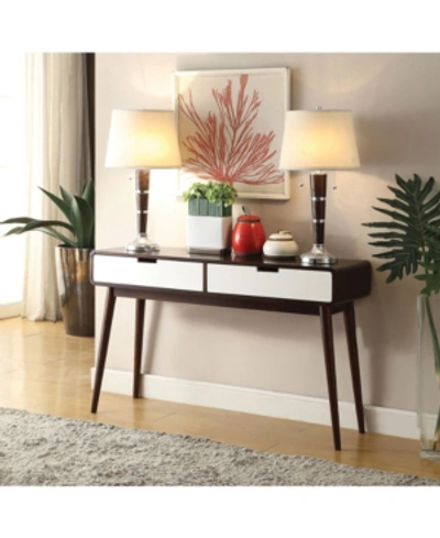 Acme Furniture Christa Sofa Table In Brown