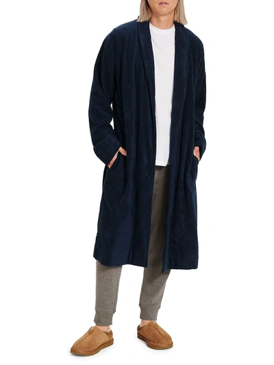 Ugg Beckett Fleece Hooded Robe In Twilight