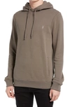 Allsaints Raven Oth Hoodie In Washed Khaki