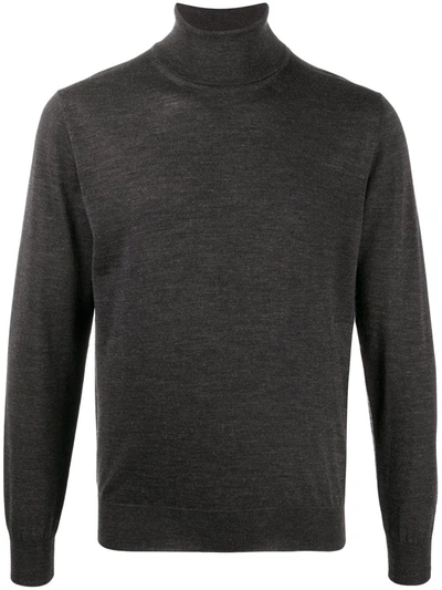 Altea Knitted Turtleneck Top In Grey