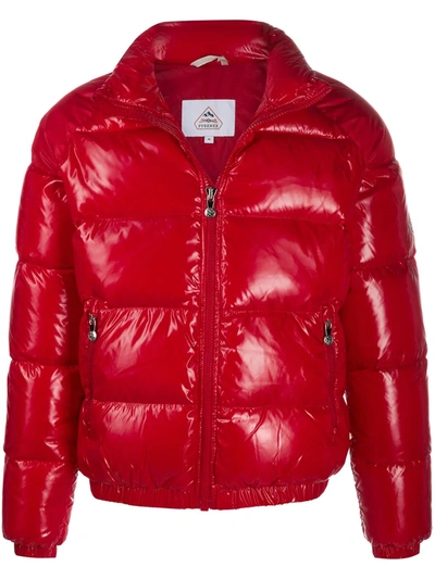 Pyrenex Mythic Padded Down Jacket In Red