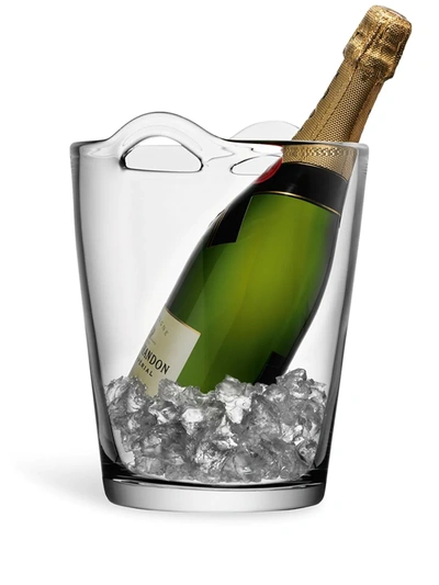 Lsa International Bar Glass Champagne Bucket In Clear