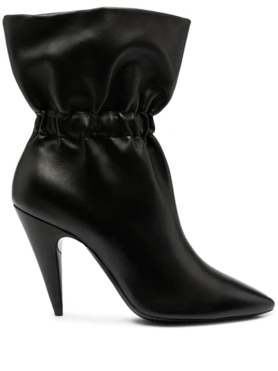 Saint Laurent Étienne Ankle Boots In Black