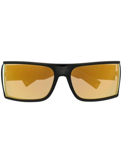 Givenchy Oval Frame Shield Sunglasses In Black