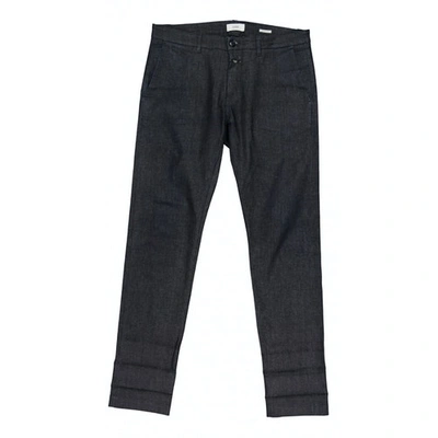 Pre-owned Closed Straight Jeans In Navy