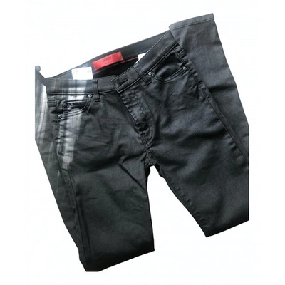 Pre-owned Hugo Boss Slim Jeans In Black
