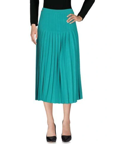 Vionnet 3/4 Length Skirt In Green
