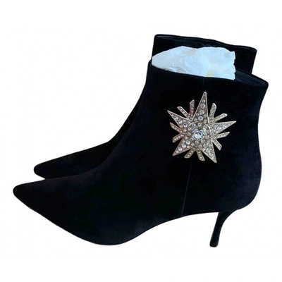 Pre-owned Roger Vivier Ankle Boots In Black
