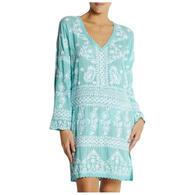 Pre-owned Melissa Odabash Mid-length Dress In Turquoise