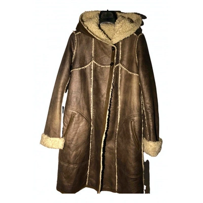 Pre-owned Tsumori Chisato Faux Fur Coat In Brown