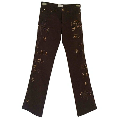Pre-owned Iceberg Trousers In Brown