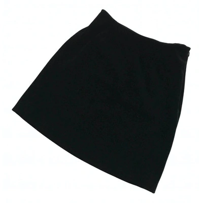 Pre-owned Moschino Cheap And Chic Velvet Mini Skirt In Black