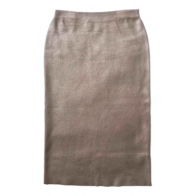 Pre-owned Max Mara Mid-length Skirt In Pink