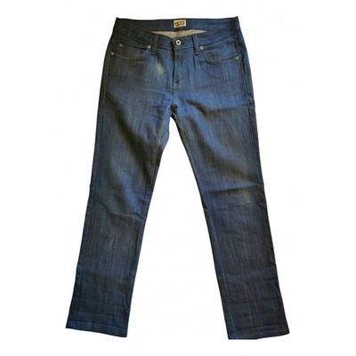 Pre-owned Naked & Famous Blue Cotton - Elasthane Jeans