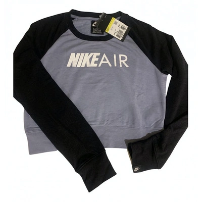 Pre-owned Nike Blue Cotton Top