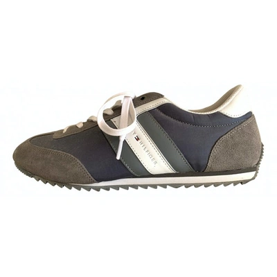 Pre-owned Tommy Hilfiger Leather Low Trainers In Multicolour