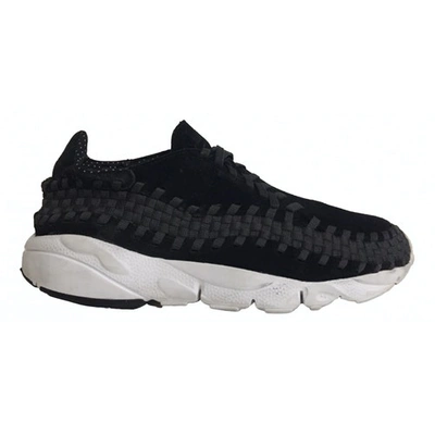 Pre-owned Nike Air Woven Low Trainers In Anthracite