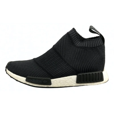 Pre-owned Adidas Originals Nmd Cloth Low Trainers In Black