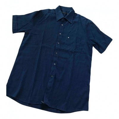 Pre-owned Pierre Cardin Shirt In Navy