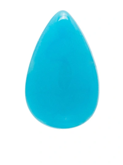 Loquet Turquoise Stone Charm In Blue