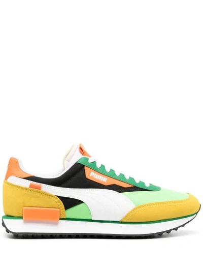 Puma Future Rider Play On Sneakers In Green