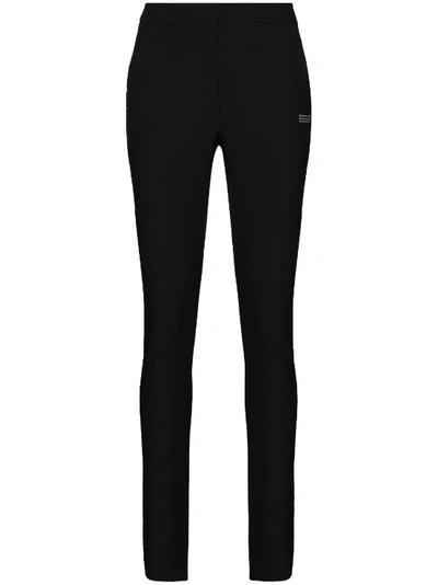 Off-white Black Virgin Wool Blend Trousers
