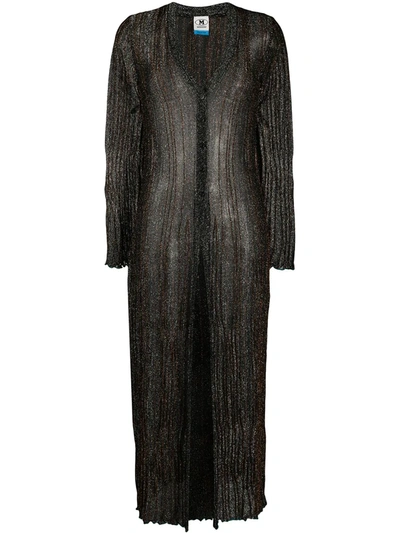 M Missoni Single-breasted Cardi-coat In Black