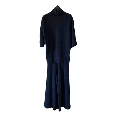 Pre-owned Stella Mccartney Wool Jumpsuit In Blue