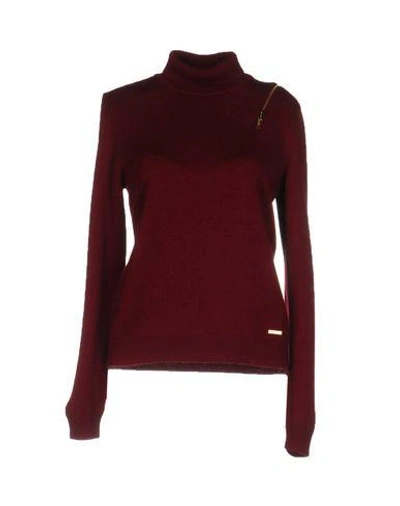 Dsquared2 Turtleneck In Maroon