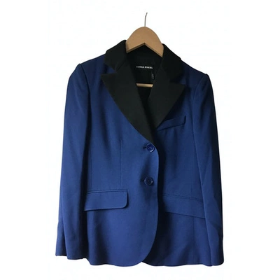 Pre-owned Sonia Rykiel Blue Viscose Jacket