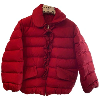 Pre-owned Miu Miu Jacket In Red