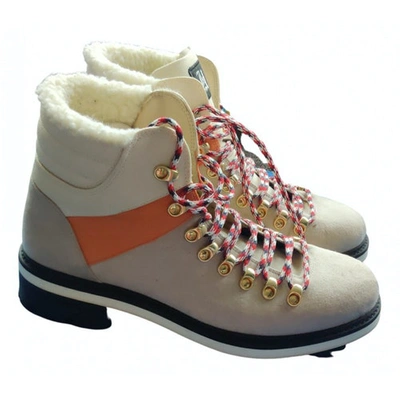Pre-owned Tommy Hilfiger Multicolour Suede Boots