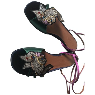 Pre-owned Emporio Armani Glitter Sandal In Multicolour