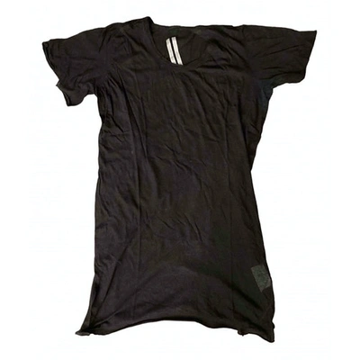 Pre-owned Rick Owens Black Cotton T-shirts