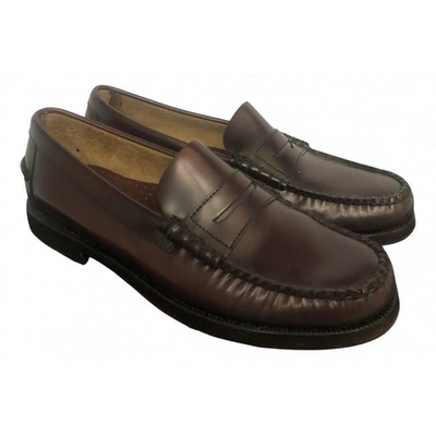Pre-owned Sebago Leather Flats