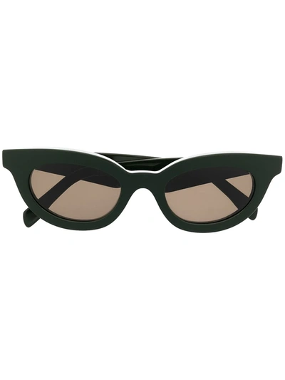 Marni Eyewear Spy Cat-eye Sunglasses In Green
