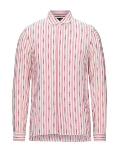 Gucci Striped Shirt In Pink