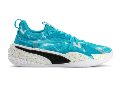 Pre-owned Puma  Rs-dreamer Super Mario Sunshine In Teal/white